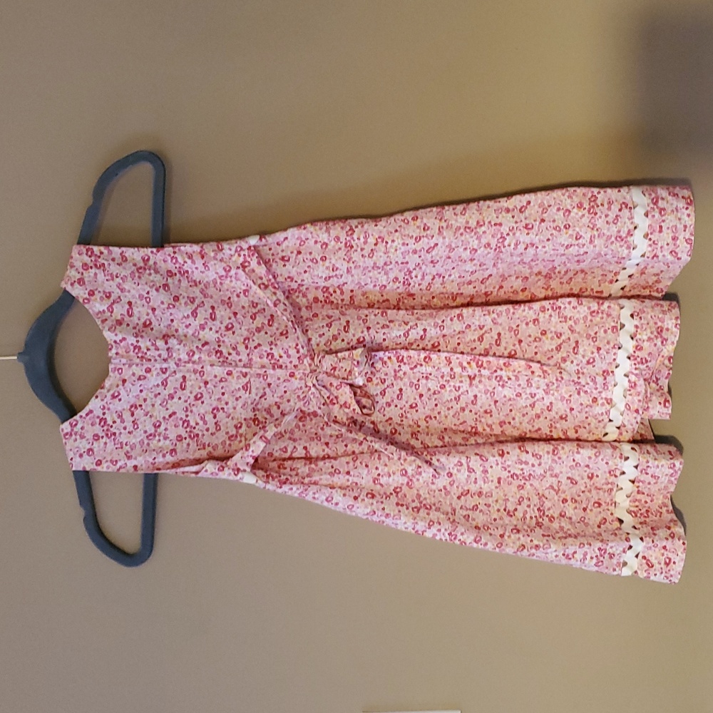 Frances Johnston For Simi Floral Sleeveless Dress Size 4 Girls - Picture 2 of 7